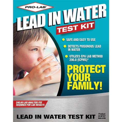 How do you test for lead in water?